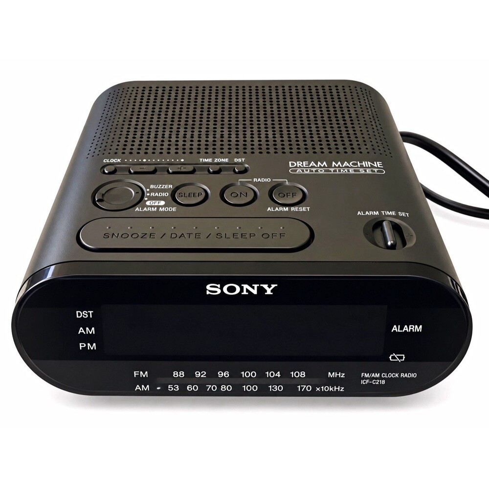 Sony Dream Machine ICF-C218 AM/FM Alarm Clock Radio – Tested & Working